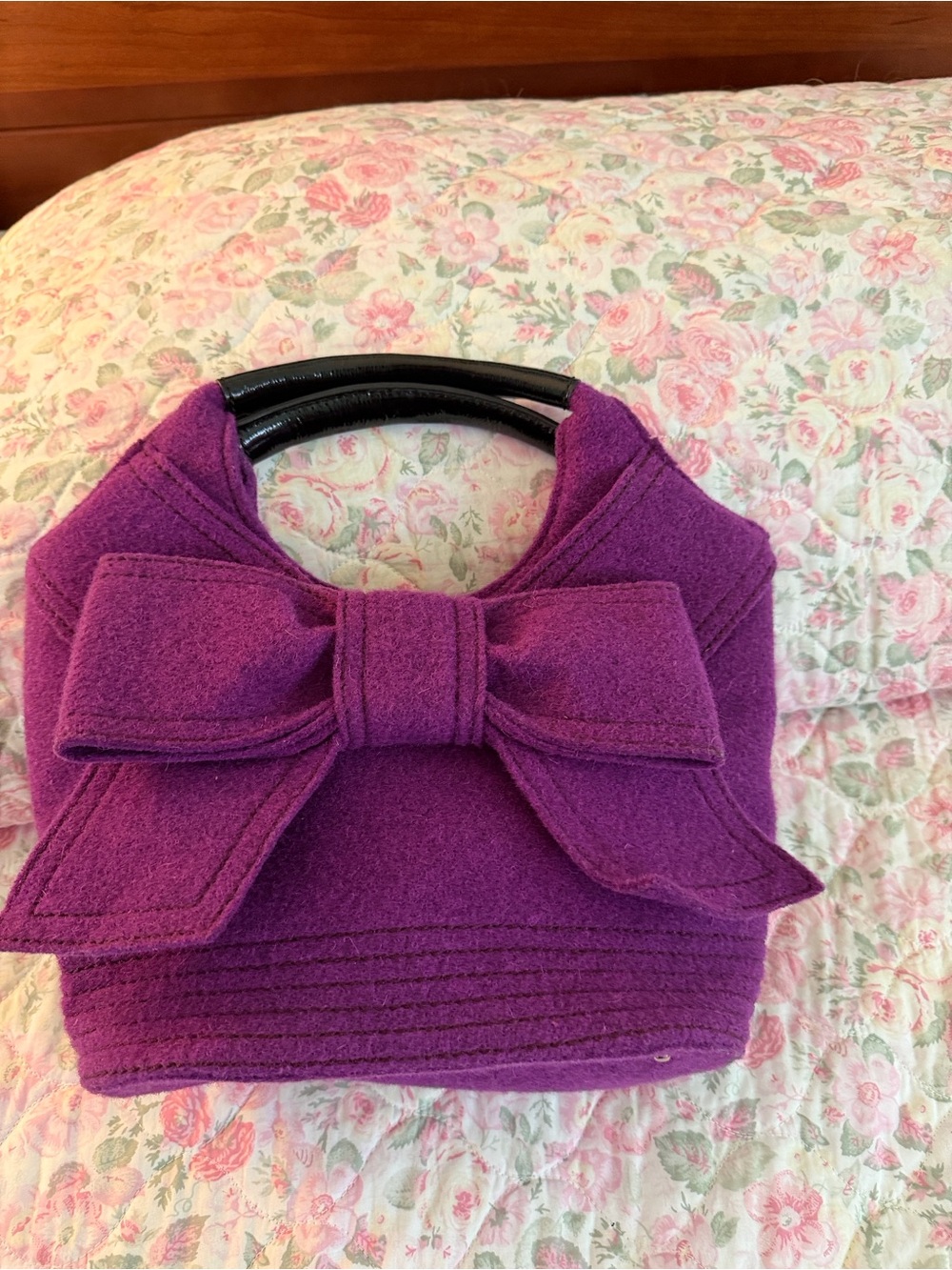 kate spade Purple Bow-Accent Tote